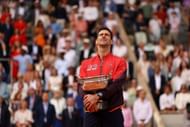 Novak Djokovic at the 2023 French Open.